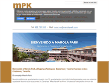 Tablet Screenshot of marolapark.com